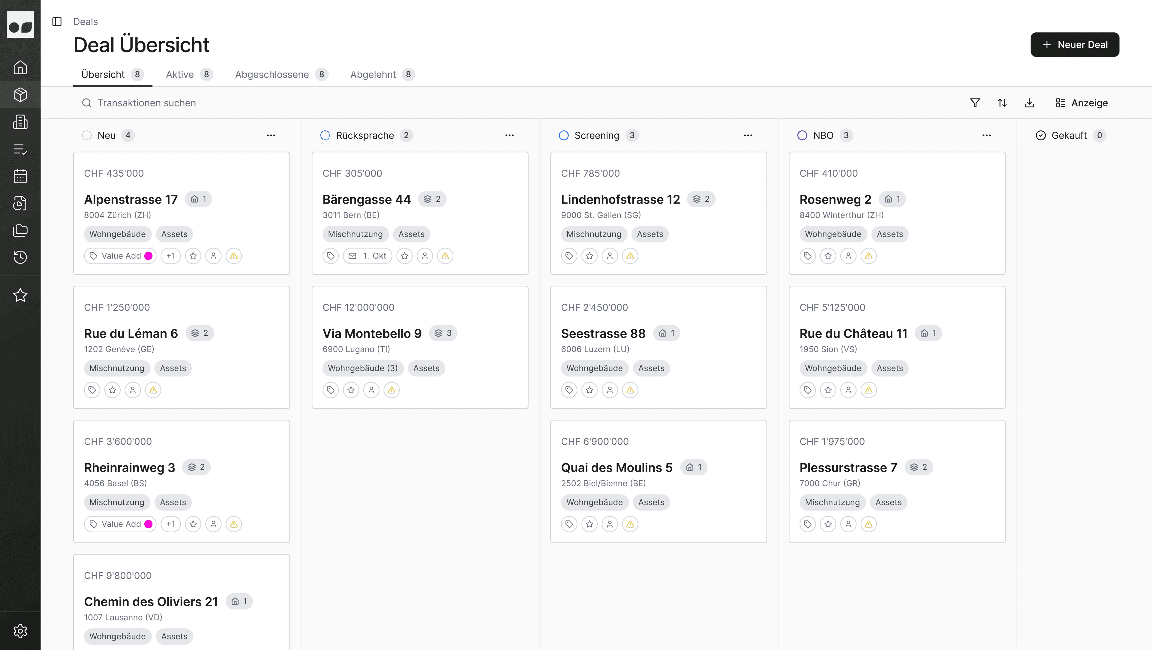 AssetOS Dashboard